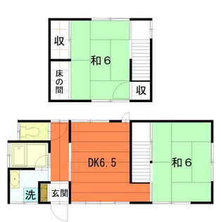 京都府舞鶴市字行永【一戸建】の間取り