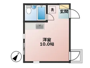 高田馬場コーポ【3階】の間取り