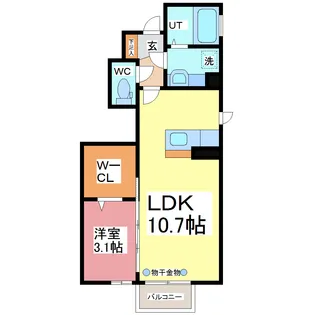 berge森田【1階】の間取り