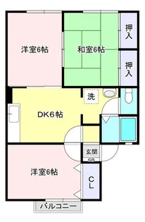 ヴィーナスIII番館【1階】の間取り