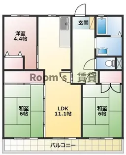 AAI高尾【4階】の間取り