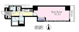 ラ・ボーン・ヴィ平井【5階】の間取り