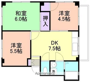 エメラルドハイツI【2階】の間取り