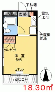 東京都板橋区徳丸2【マンション】の間取り