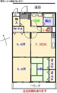 カメリアハイム【1階】の間取り