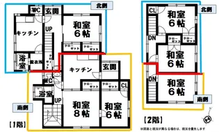 広島県安芸高田市吉田町上入江【一戸建】の間取り