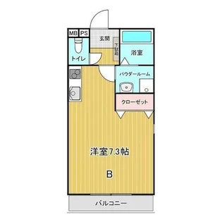 グランビューII【1階】の間取り