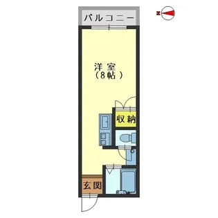 シャトルフジナガII【1階】の間取り