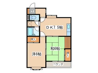 第一ホ-ワコ-ポ【2階】の間取り