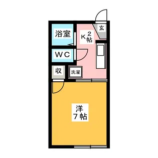 タウニイ・カネコ【2階】の間取り
