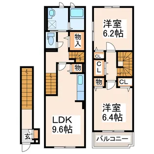 エルミタージュの間取り