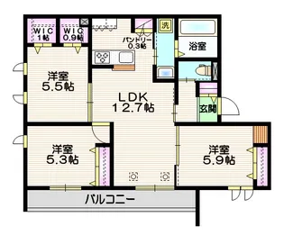 東京都豊島区上池袋2【マンション】の間取り