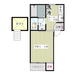 グリーンアイムN【1階】の間取り