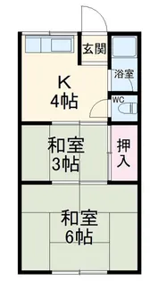 ますみ荘【2階】の間取り