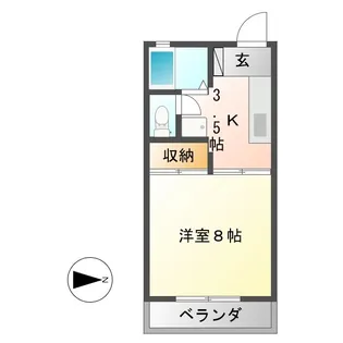 ペンギンズマンション【2階】の間取り