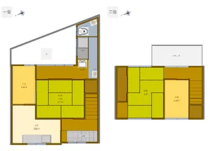 大阪府豊中市玉井町1【一戸建】の間取り