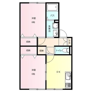 サニーヒルかみや【1階】の間取り