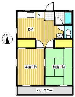桜荘【2階】の間取り