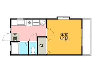 グランビュー船岡【1階】の間取り