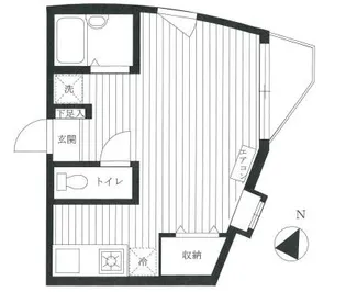 ヴェリテ東松原【1階】の間取り