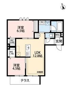 ACオハナ【1階】の間取り