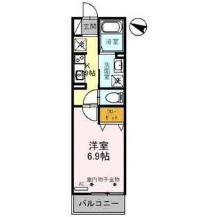 スリール ドゥ【2階】の間取り