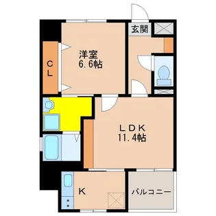 Ko Olina D(コ オリナ D)【7階】の間取り