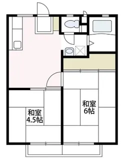 大倉山マリンハイツ【2階】の間取り