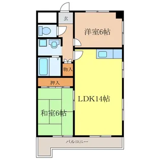 愛知県名古屋市名東区勢子坊3【マンション】の間取り