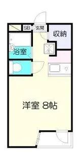 フレクション加納【4階】の間取り