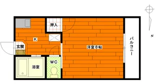 第4みさきマンション【1階】の間取り