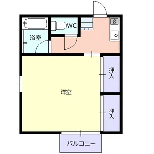 チトセハウス【1階】の間取り