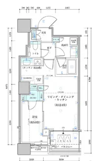 東京都中央区勝どき4【マンション】の間取り
