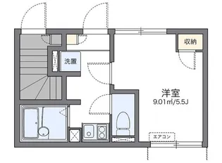 レオネクストシエロ長崎【1階】の間取り