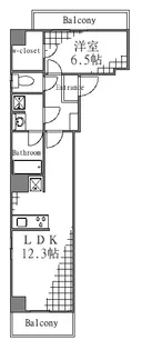 東京都江東区亀戸7【マンション】の間取り
