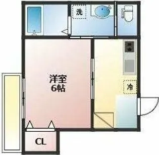 ヴランドール船橋駅前北口【1階】の間取り