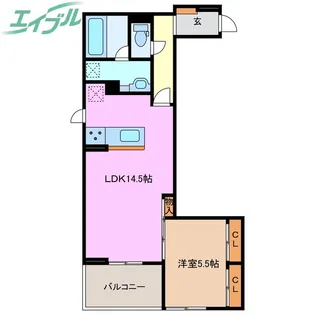 ディーシャンブル石塚町【1階】の間取り