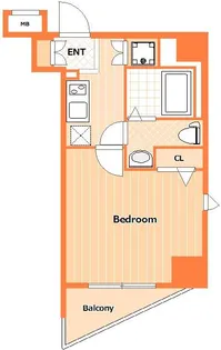 グランリーヴェル横濱プルミエ【4階】の間取り