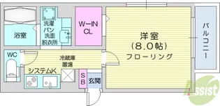 グランアージュ泉中央【3階】の間取り