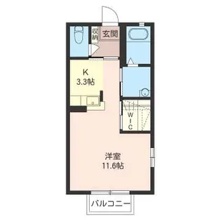 ヴェルディールD(五井西)【2階】の間取り