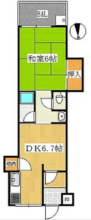 高知県高知市高須新町2【マンション】の間取り