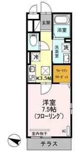 埼玉県蕨市錦町6【アパート】の間取り