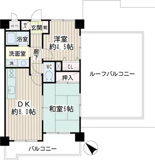 アムール鶴見【4階】の間取り