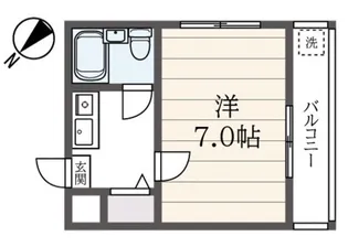 メゾンナンフェア【1階】の間取り