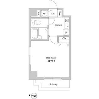 Y&H平塚【4階】の間取り