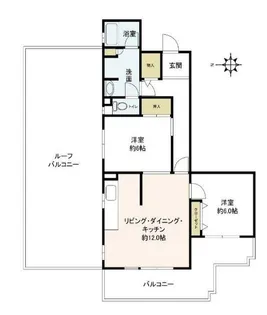 コーポレート中清戸2号棟【4階】の間取り