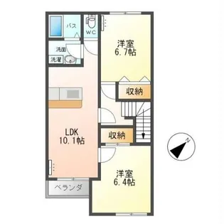カンタービレ【2階】の間取り