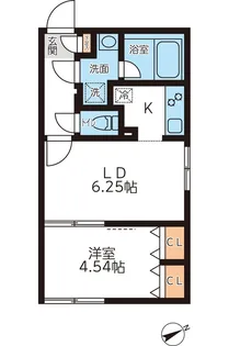 東京都新宿区新宿6【マンション】の間取り
