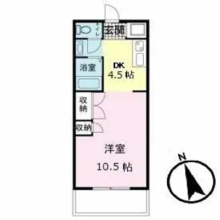 エムステージ伊山【2階】の間取り