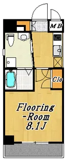 WESTVINE1【3階】の間取り